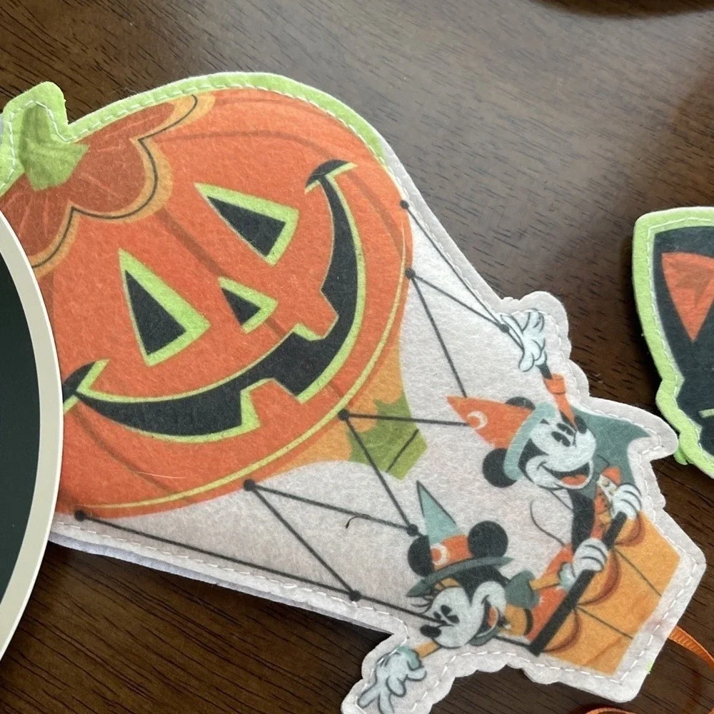 Halloween on the High Seas Disney Cruise Line Signs Door Banner Felt